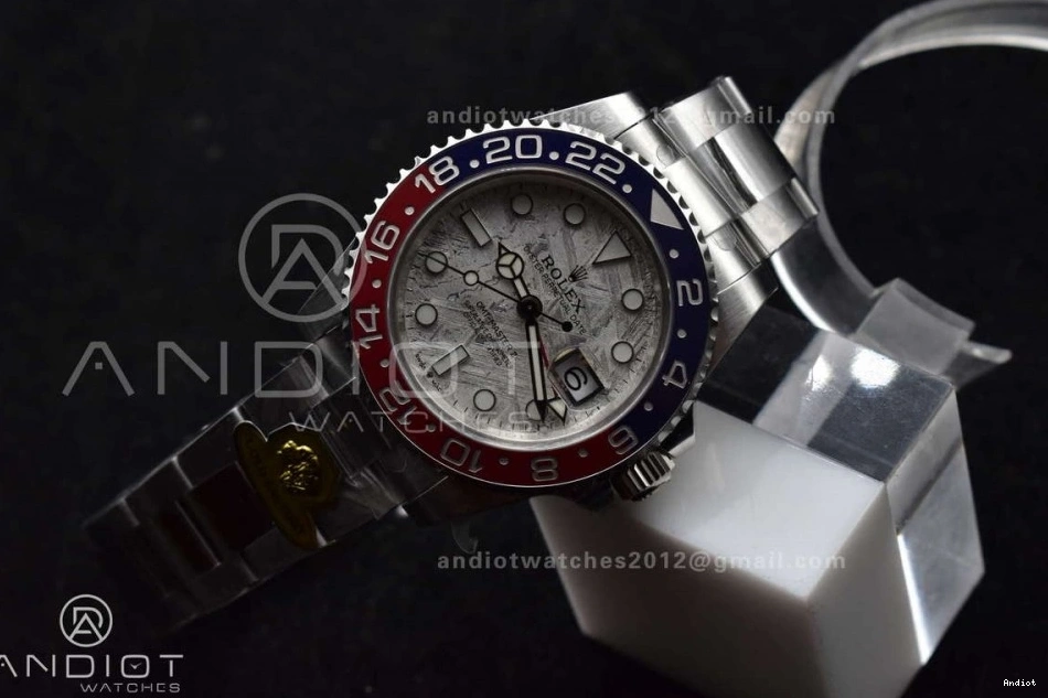 BLRO Edition 1:1 Gain Oyster Meteorite Best Master 930 Factory Dial VR3285 Weight on Gold Real II CHS 126719 Breathable Bracelet GMT 0821